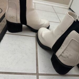 Stylish White Ankle Boots